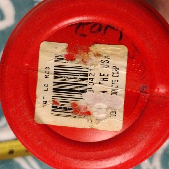 Vintage Igloo Legend 1 Quart Red Water Jug Cooler 90s Made In USA Retro Camping - Picture 2 of 6